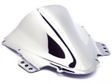 Suzuki Gsxr 1000 Chrome Double Bubble Windscreen Shield 2005-2006